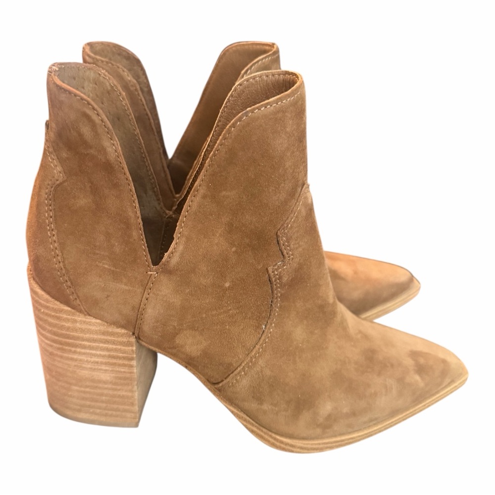 Steve Madden Brown Suede Ankle Booties